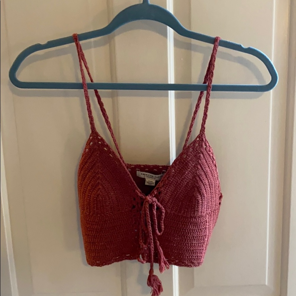 NWT American Eagle Crochet Crop top